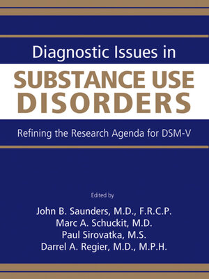cover image of Diagnostic Issues in Substance Use Disorders